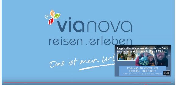 Youtube-Outro für Vianova Reisen